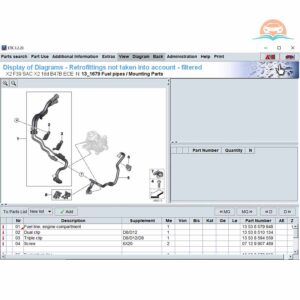 BMW ETK . spare parts lookup software