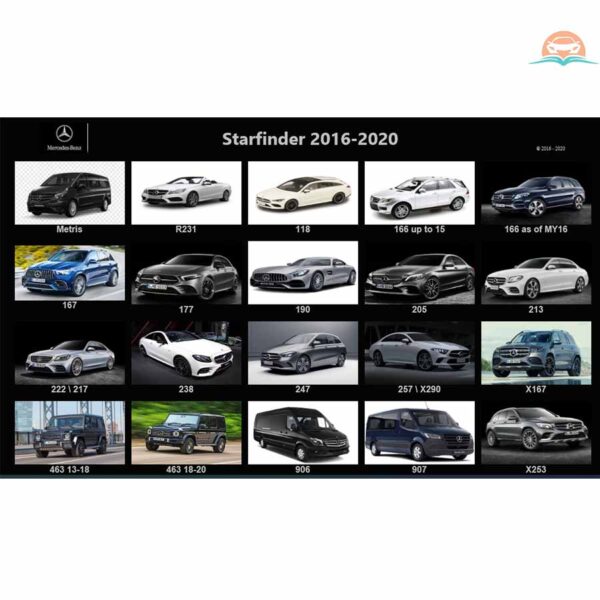 Mercedes Starfinder lookup software